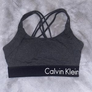 Calvin Klein Sports Bra - Adult Small (Grey)